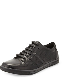 Kenneth Cole Touchdown Leather Sneaker Black