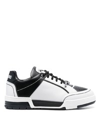Moschino Two Tone Leather Sneakers