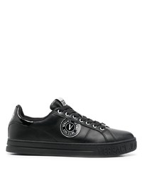 VERSACE JEANS COUTURE V Emblem Court 88 Leather Sneakers