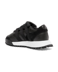 Adidas Originals By Alexander Wang Wangbody Run Mesh Suede And Leather Sneakers