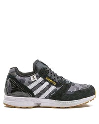 adidas X Bape X Undefeated Zx 8000 Black Sneakers
