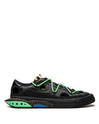 Nike X Off White Blazer Low Sneakers Blackelectro Green