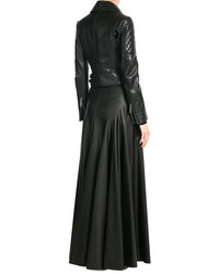 Barbara Bui Faux Leather Maxi Skirt