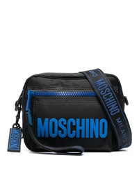 Moschino 3d Logo Zipped Messenger Bag