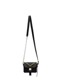 Givenchy Black And Yellow Paris Bond Messenger Bag