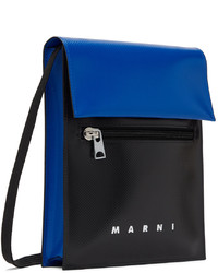 Marni Black Blue Tribeca Messenger Bag