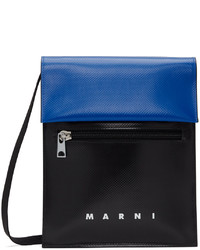 Marni Black Blue Tribeca Messenger Bag