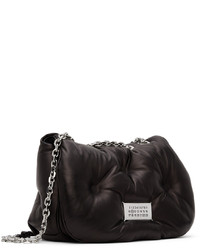 Maison Margiela Black Glam Slam Flap Messenger Bag