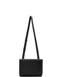Loewe Black Gusset Flat Messenger Bag