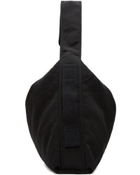 Oamc Black Inflated Messenger Bag