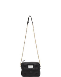 Maison Margiela Black Leather Mini Glam Slam Messenger Bag