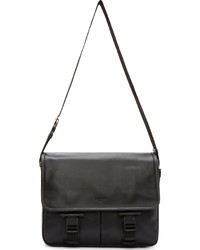 Givenchy Black Leather Obsedia Messenger Bag