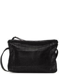 Boris Bidjan Saberi Black Leather Xs Primitive Messenger Bag
