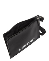Lanvin Black Logo Messenger Bag
