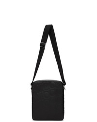 McQ Alexander McQueen Black Logo Messenger Bag