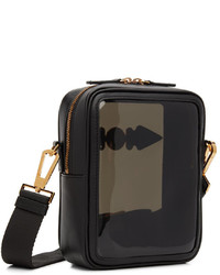 Versace Black Medusa Biggie Messenger Bag