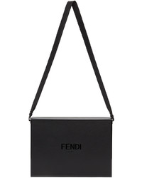 Fendi Black Messenger Box Bag