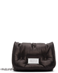 Maison Margiela Black Mini Glam Slam Flap Messenger Bag
