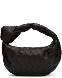 Bottega Veneta Black Mini Jodie Messenger Bag