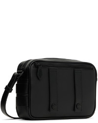 Kenzo Black Paris Velcro Messenger Bag