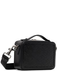Versace Black Small La Greca Messenger Bag