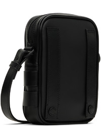 Kenzo Black Velcro Messenger Bag