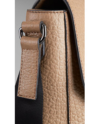 Burberry Small Signature Grain Leather Messenger Bag