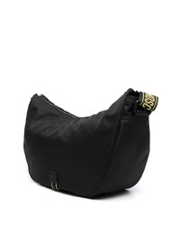 Moschino Embossed Logo Leather Shoulder Bag