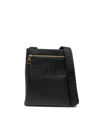VERSACE JEANS COUTURE Embossed Logo Messenger Bag