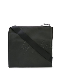 Yohji Yamamoto Embossed Logo Messenger Bag