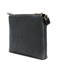 Versace Embossed Messenger Bag