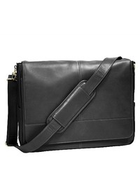 Royce Leather Executive Suede Lined Laptop Messenger Bag In Gneuine Leather