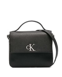 Calvin Klein Jeans Faux Leather Logo Shoulder Bag