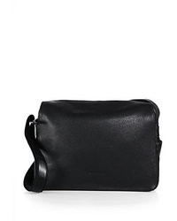 Longchamp Leather Messenger Bag