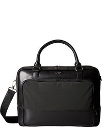 Armani Jeans Leathernylon Messenger Briefcase Briefcase Bags