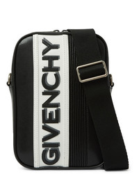 Givenchy Logo Appliqud Leather Messenger Bag