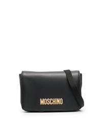 Moschino Logo Detail Leather Shoulder Bag