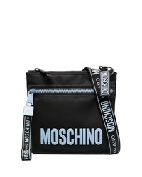 Moschino Logo Embossed Messenger Bag