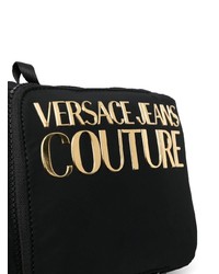 VERSACE JEANS COUTURE Logo Plaque Detail Messenger Bag