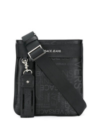Versace Jeans Logo Zipped Shoulder Bag
