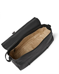 Tomas Maier Matte Leather Messenger Bag