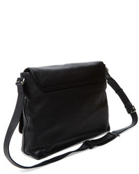 Medium Leather Messenger Bag