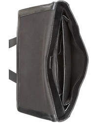 Calvin Klein Nylon And Saffiano Leather Messenger Bag