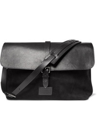 ANDERSON'S Suede And Leather Messenger Bag