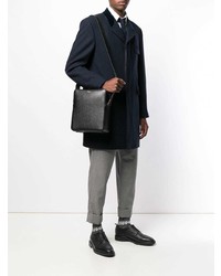 Thom Browne Textured Leather Shoulder Bag