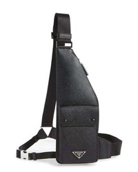 Prada Travel Saffiano Leather Crossbody Bag