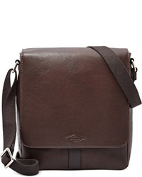 Fossil Trevor Leather North South City Bag