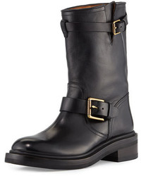 Frye Alice Engineer Leather Boot Black