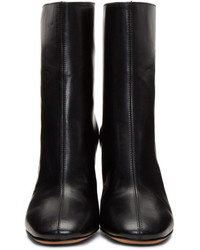 Maison Margiela Black Asymmetric Heel Boots