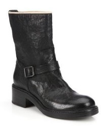 Alberto Fermani Carmela Leather Mid Calf Boots